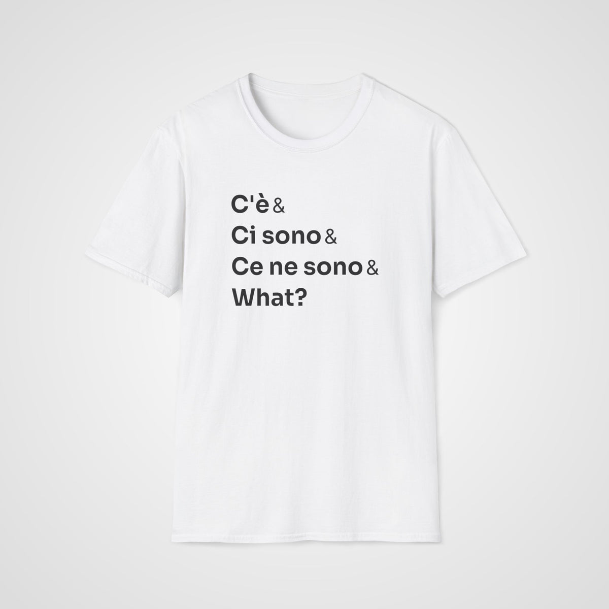 C'è Ci Sono Italian T-Shirt in White