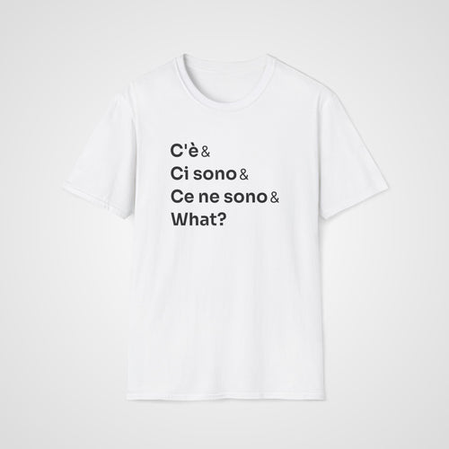 C'è Ci Sono Italian T-Shirt in White
