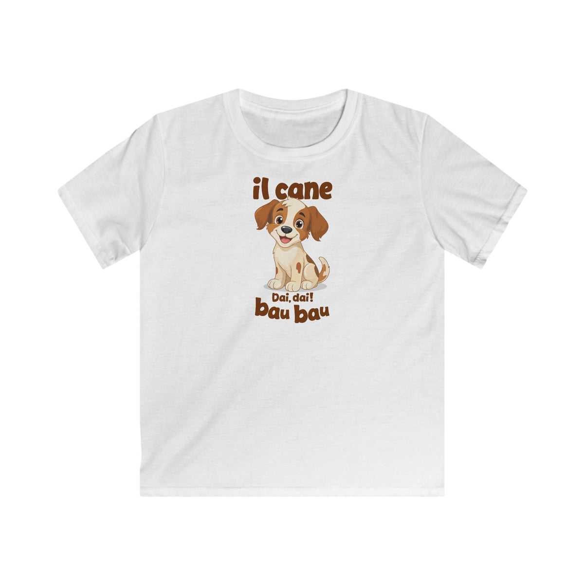 Il Cane Italian Kids T-Shirt in White