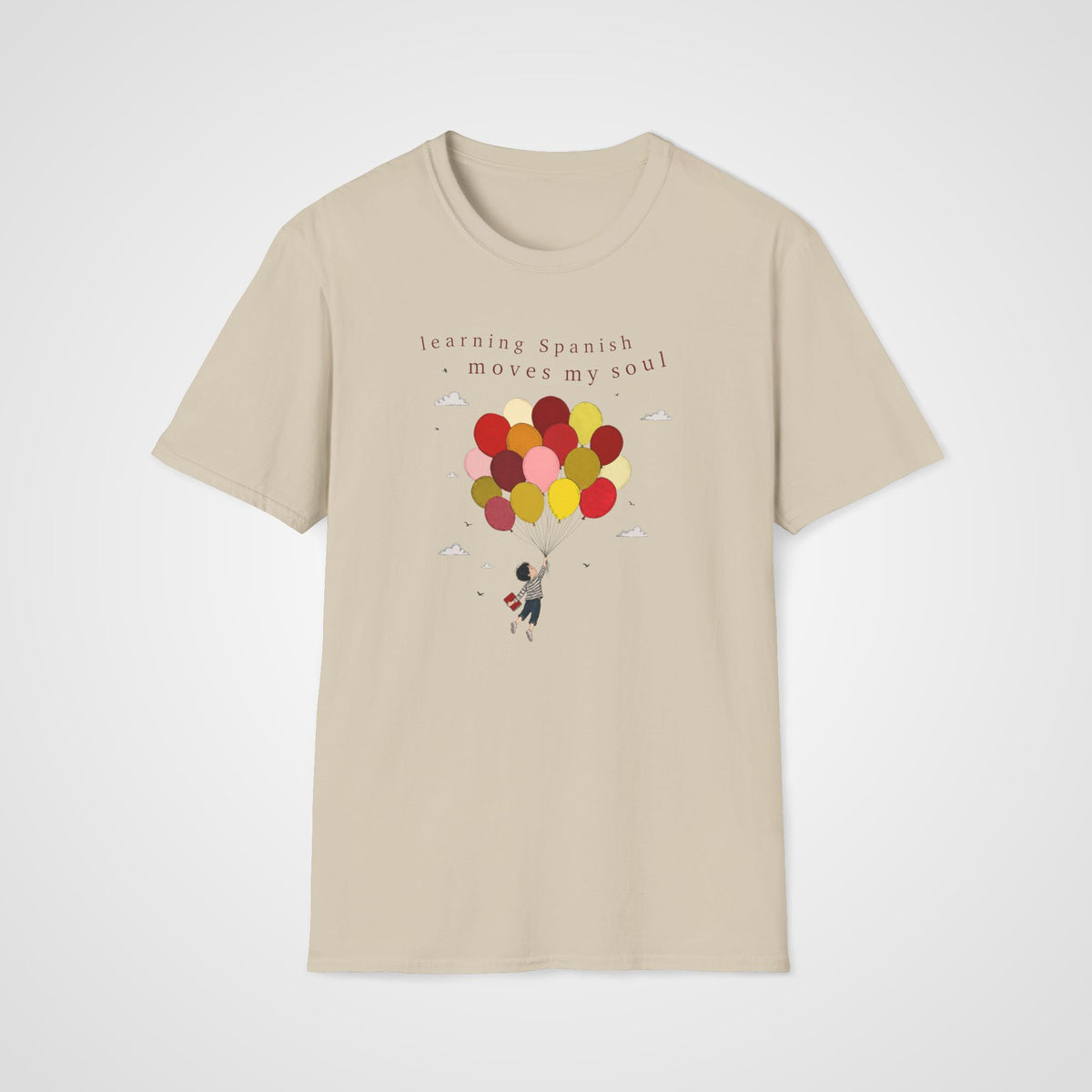 Spanish Learning Soul T-Shirt in Sand