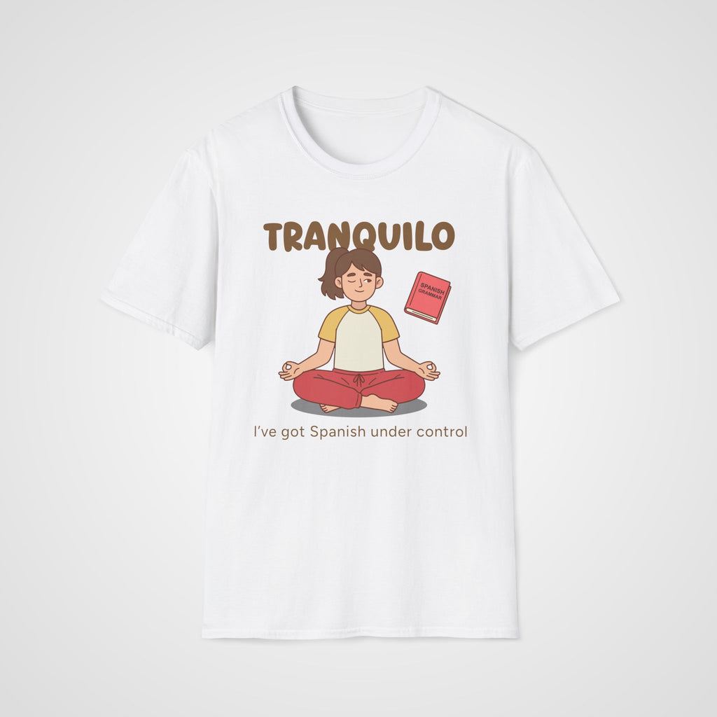 Spanish Tranquilo Study T-Shirt in White