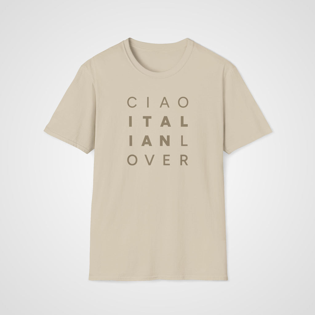 Ciao Italian Lover T-Shirt in Sand