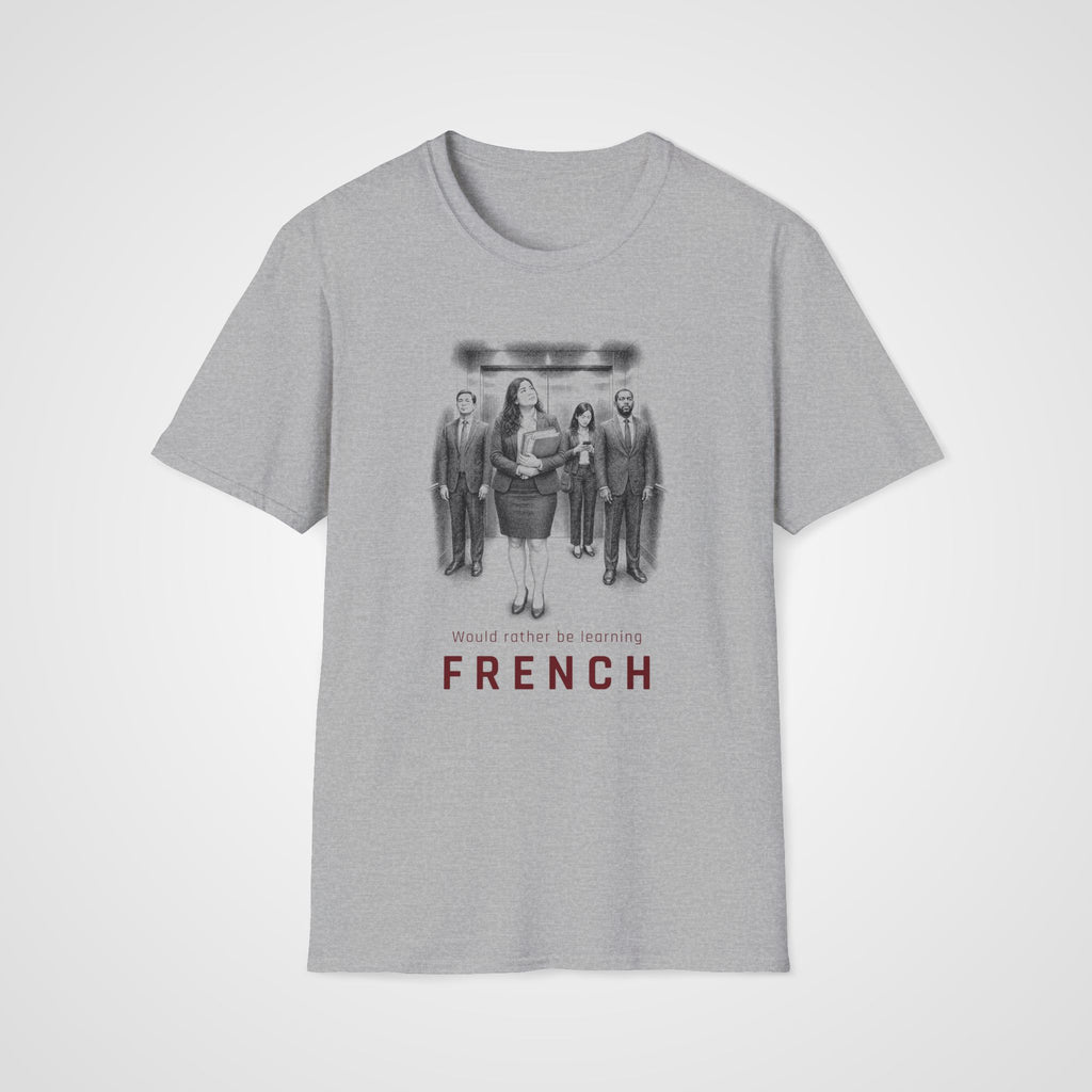 French Instead T-Shirt in Sport Gray