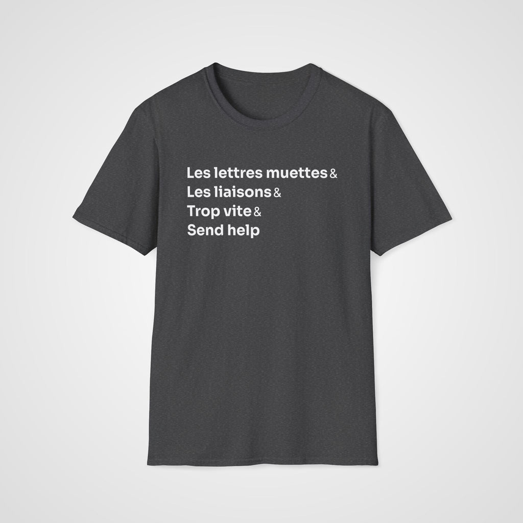 French Pronunciation T-Shirt in Dark Heather