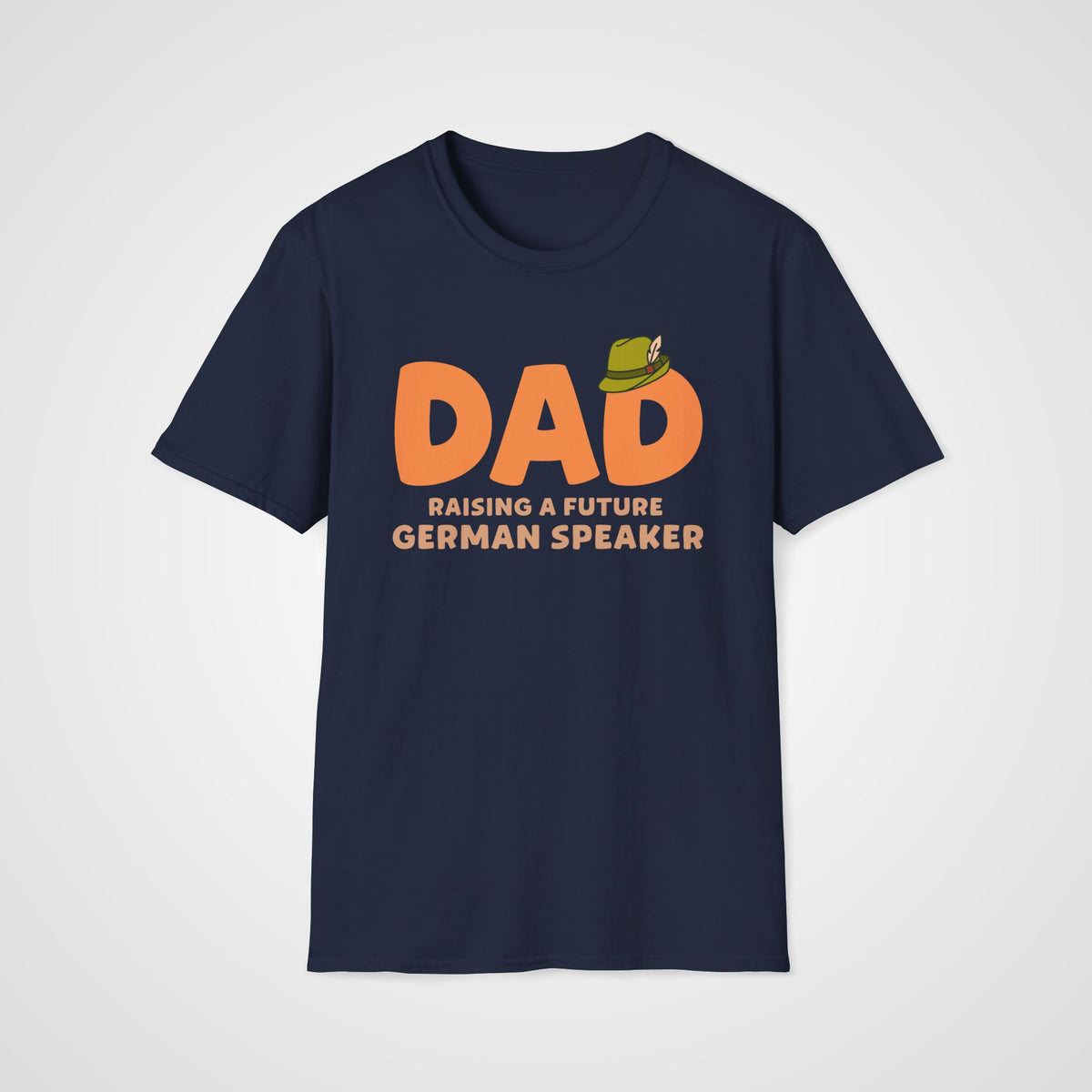 German Learner Dad T-Shirt in Navy