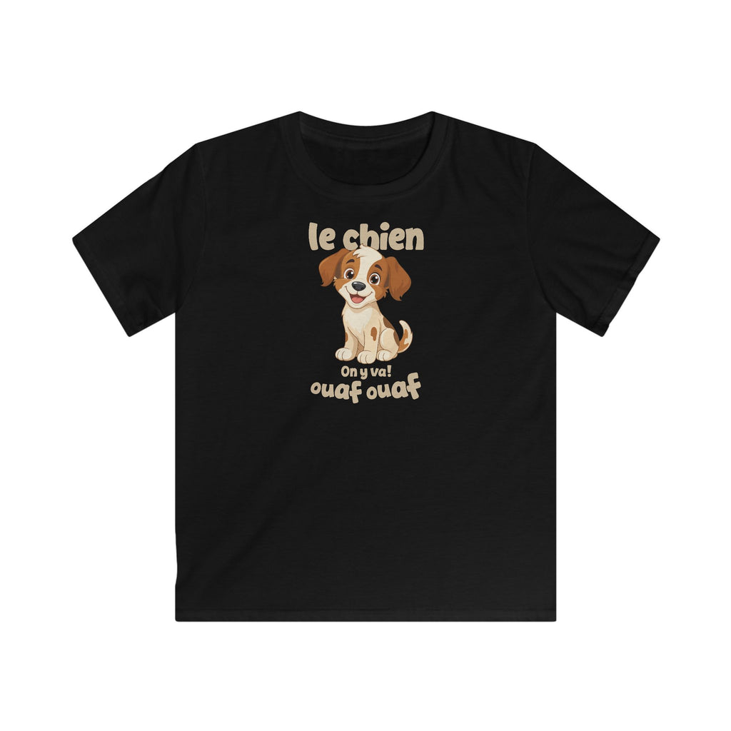 Le Chien Kids T-Shirt in Black