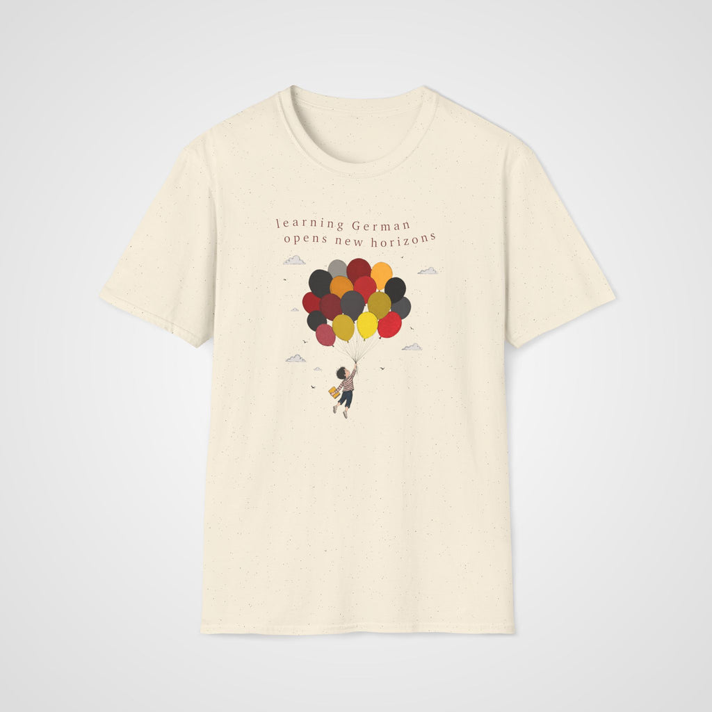 German Learning Horizon T-Shirt in Natural