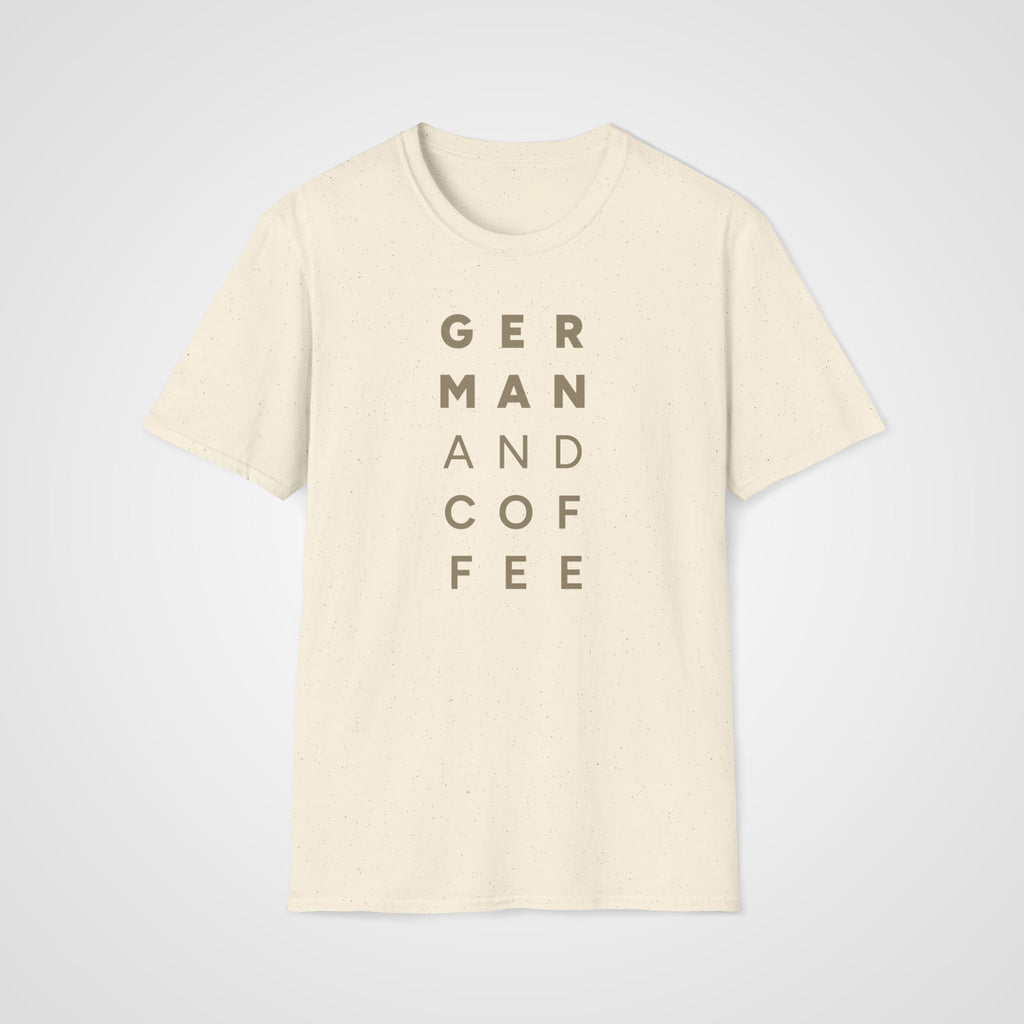 German & Coffee T-Shirt in Natural
