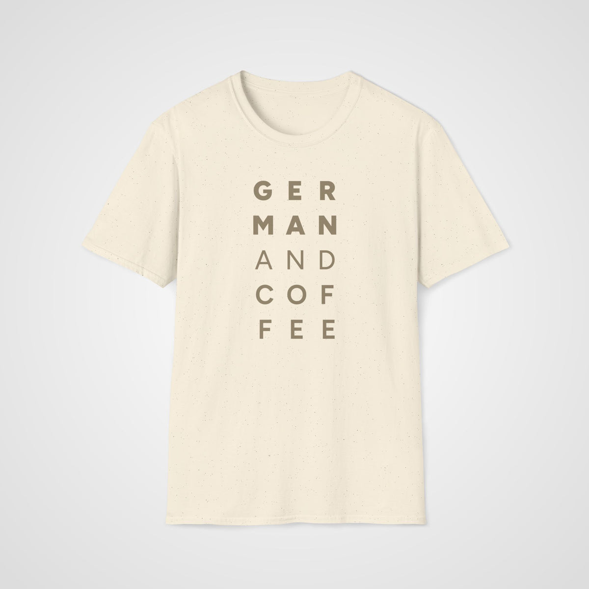 German & Coffee T-Shirt in Natural