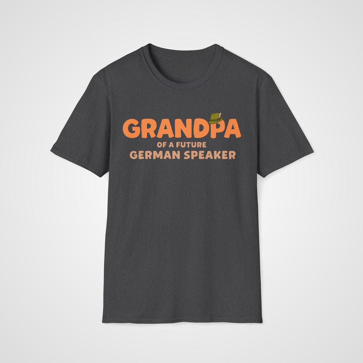 Learner Grandpa T-Shirt in Dark Heather