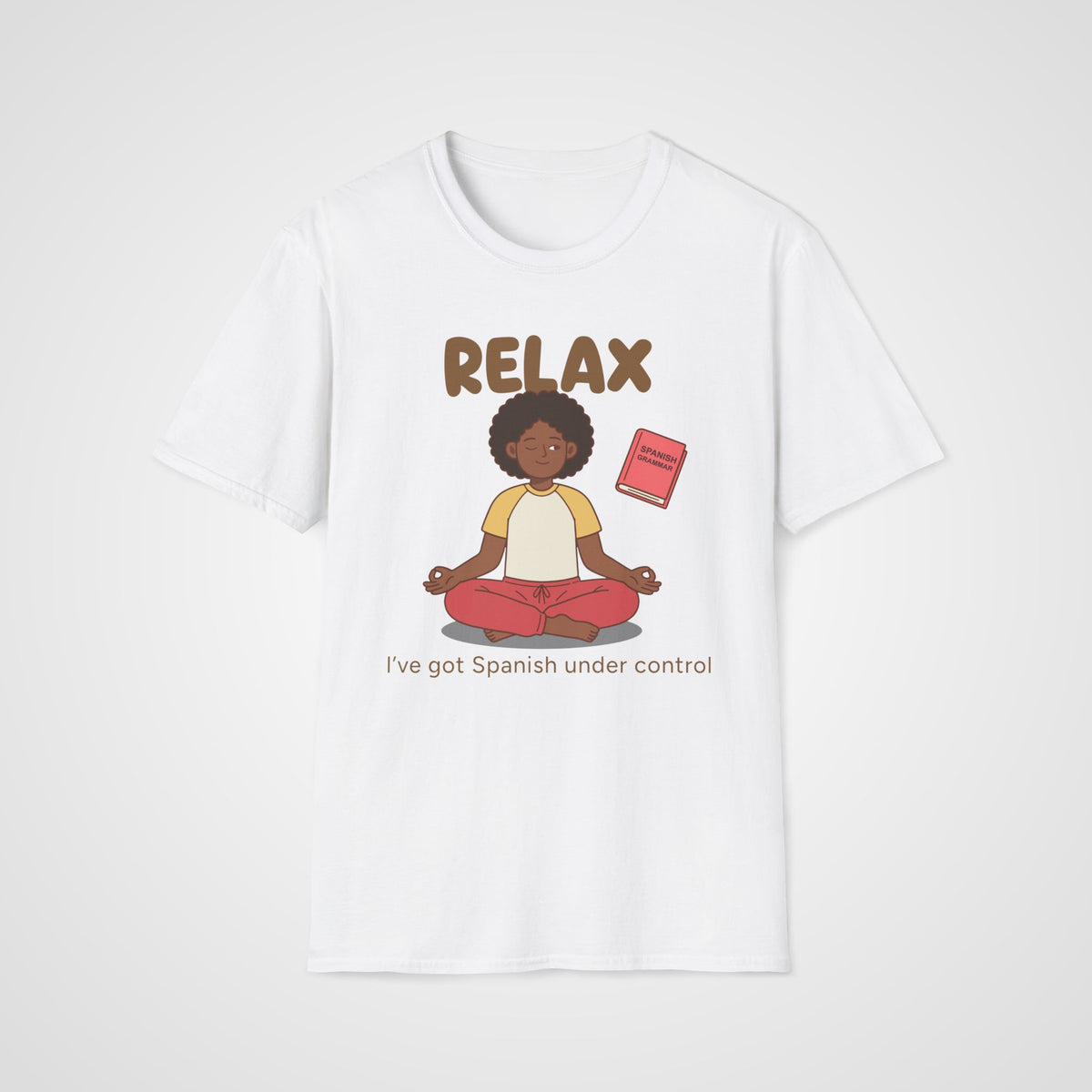 Relax, it`s under Control T-Shirt in White