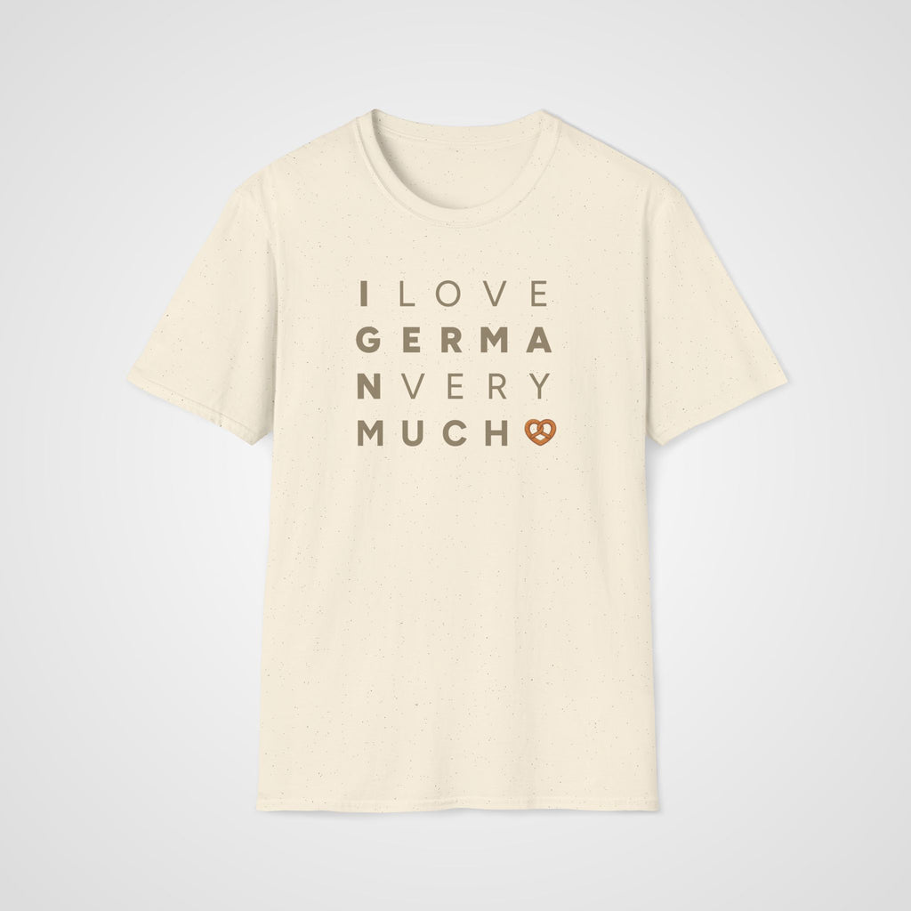 I Love German Very Much T-Shirt in Natural