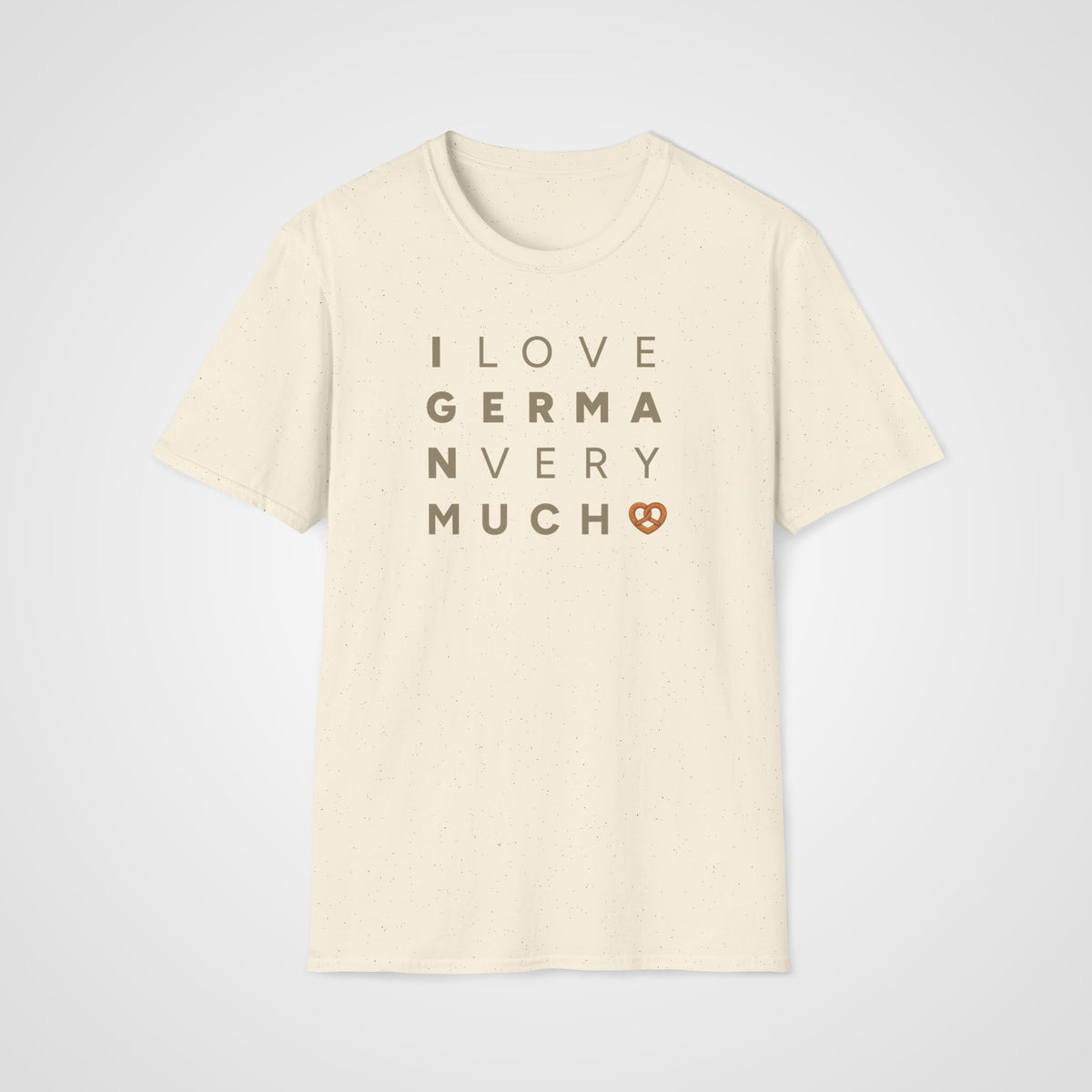 I Love German Very Much T-Shirt in Natural