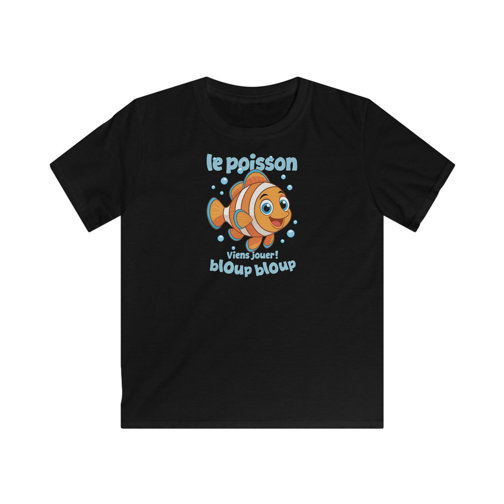 Le Poisson Kids T-Shirt in Black
