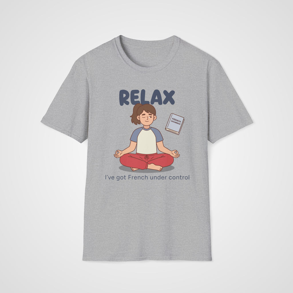 French Under Control T-Shirt in Sport Gray