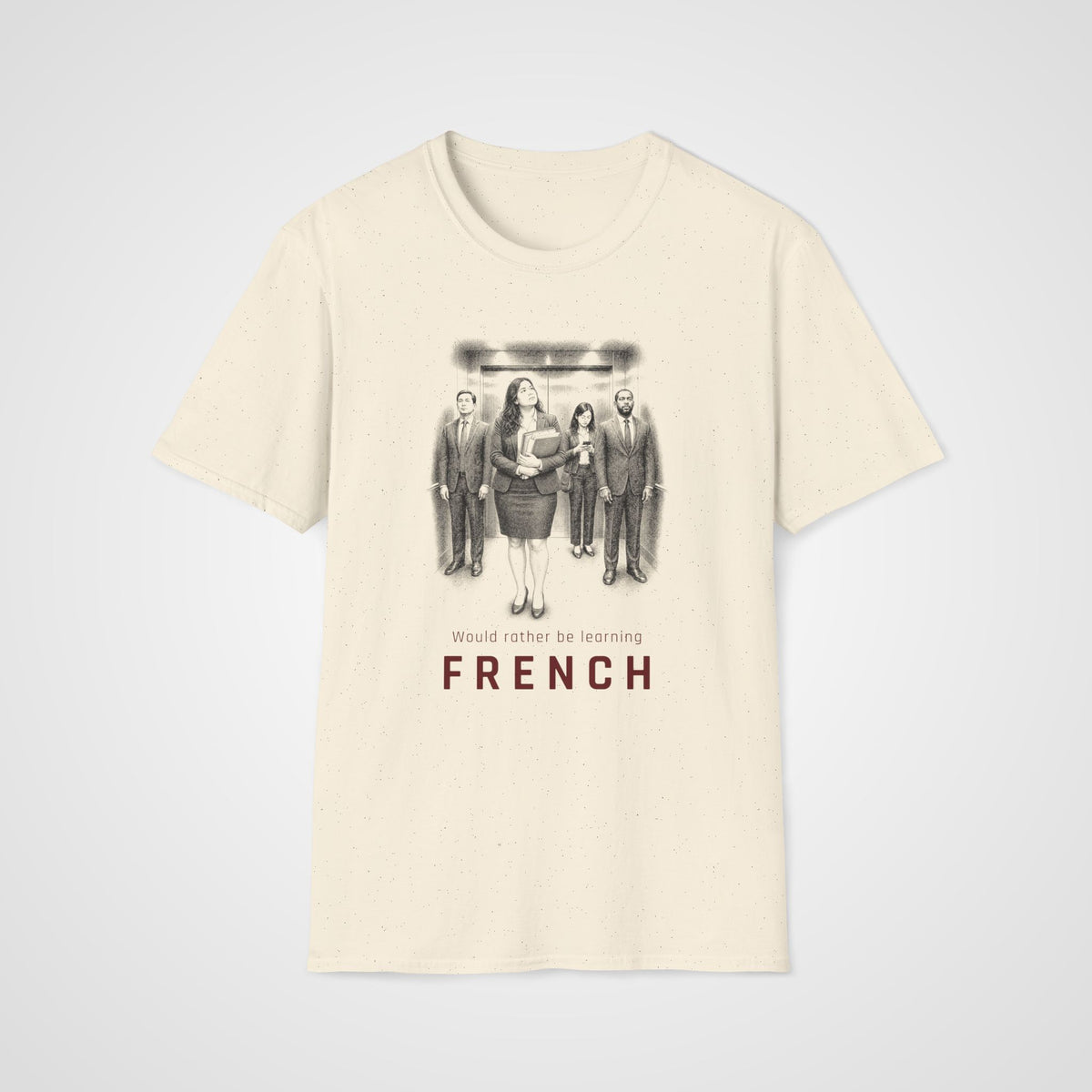 French Instead T-Shirt in Natural