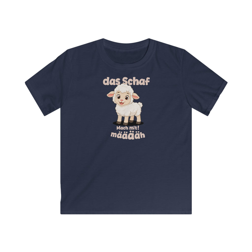 German Sheep Kids T-Shirt in Navy