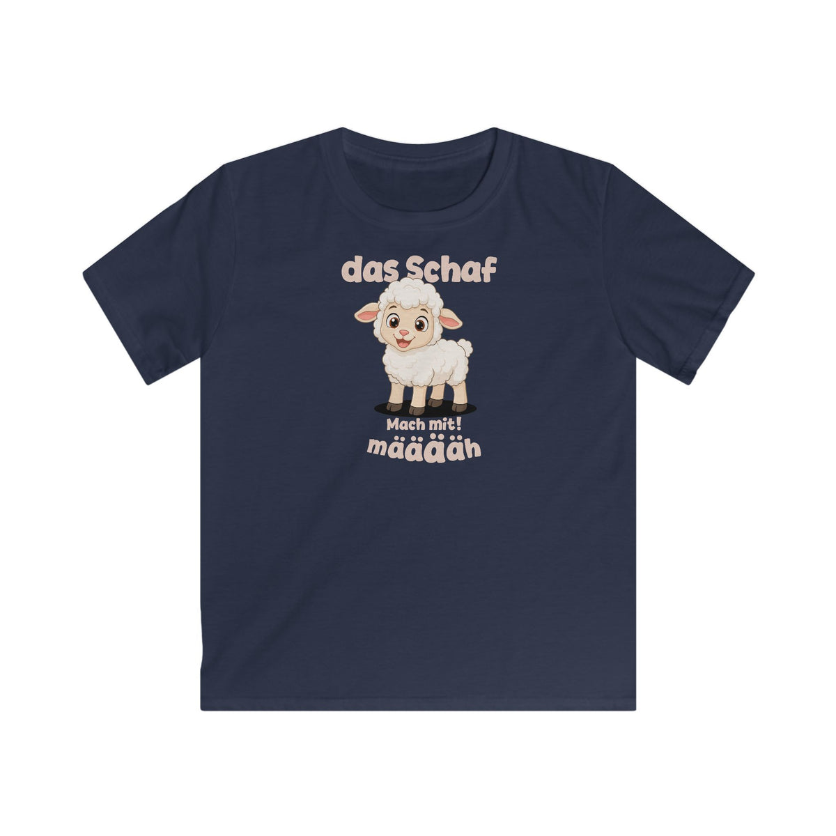 German Sheep Kids T-Shirt in Navy