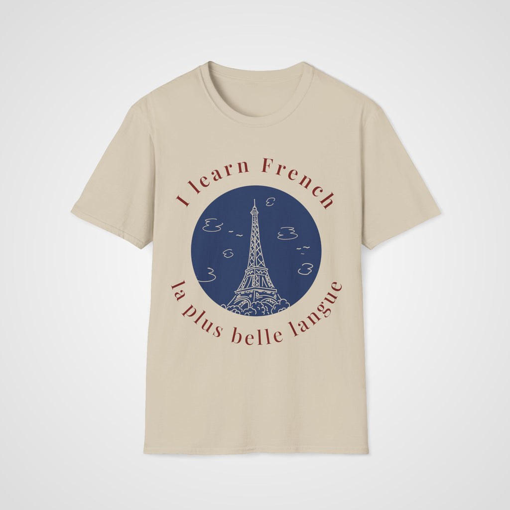La Plus Belle Langue T-Shirt in Sand