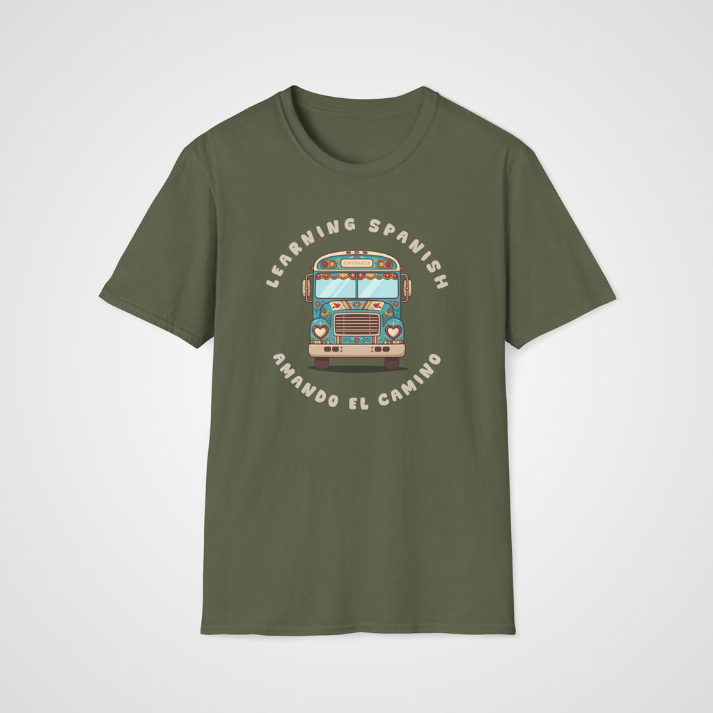 Amando el Camino T-Shirt in Military Green