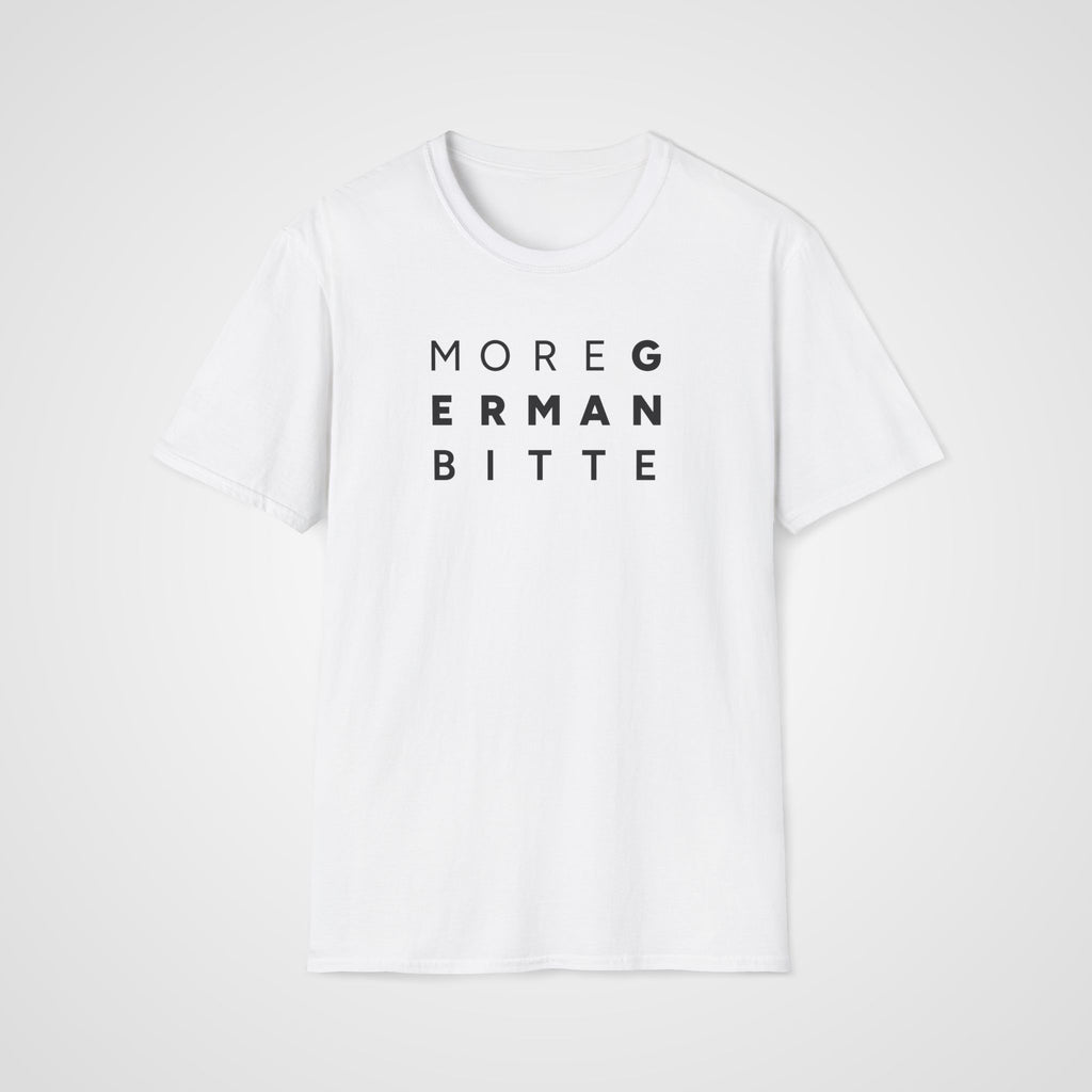 More German Bitte T-Shirt in White