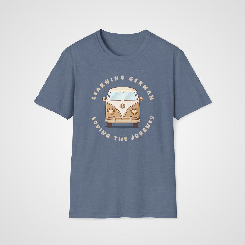 Loving the Journey T-Shirt in Heather Indigo
