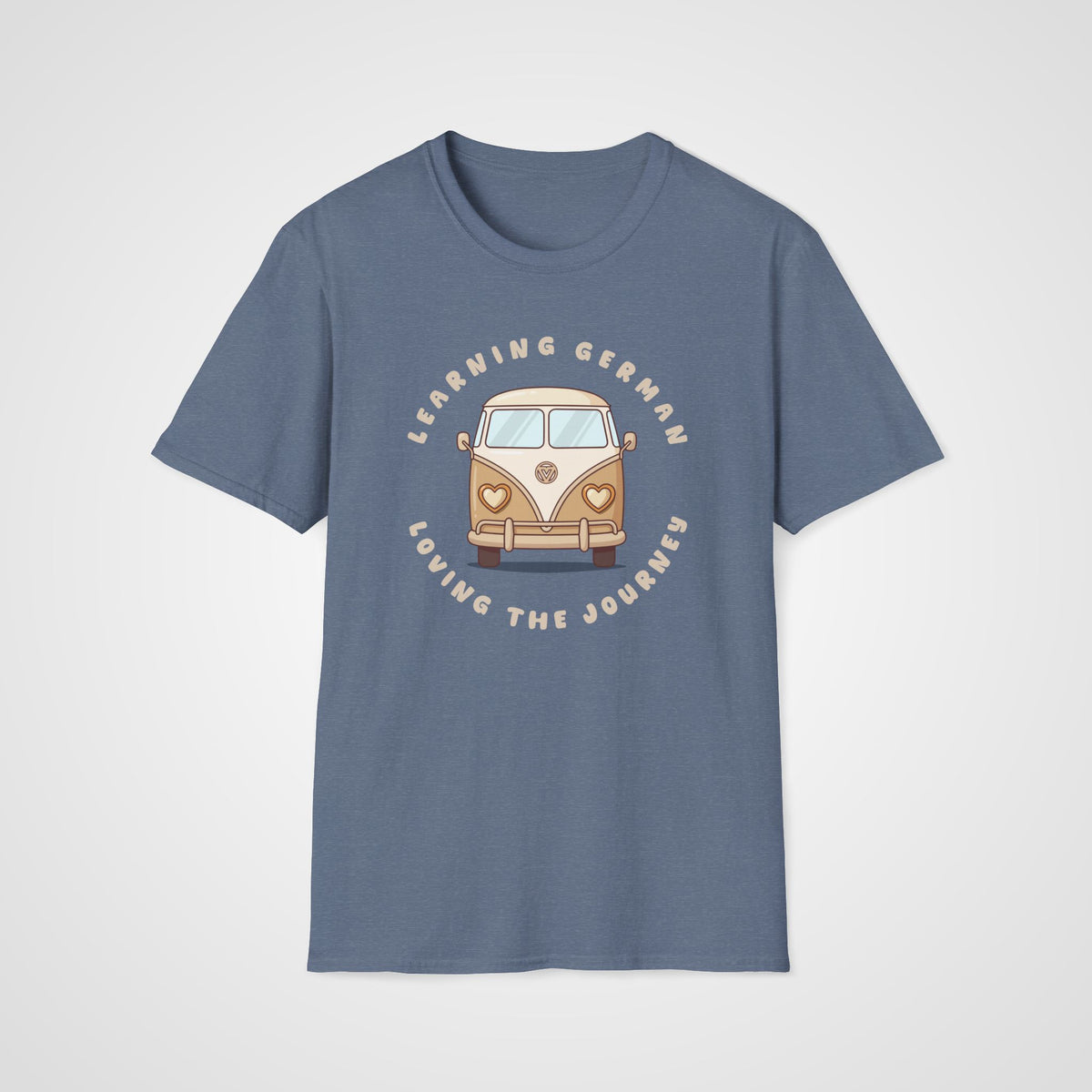 Loving the Journey T-Shirt in Heather Indigo