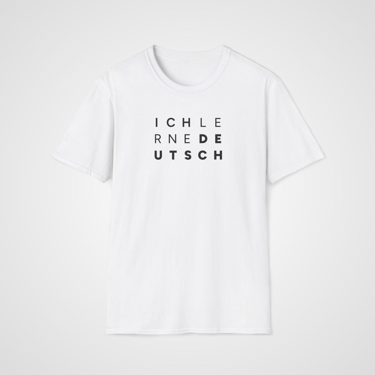 Ich Lerne Deutsch T-Shirt in White