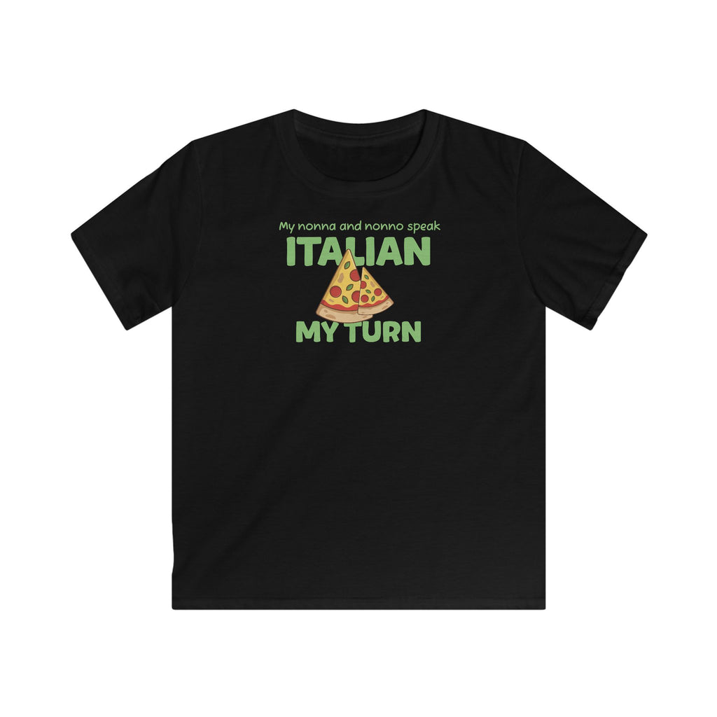 Nonna & Nonno Kids T-Shirt in Black