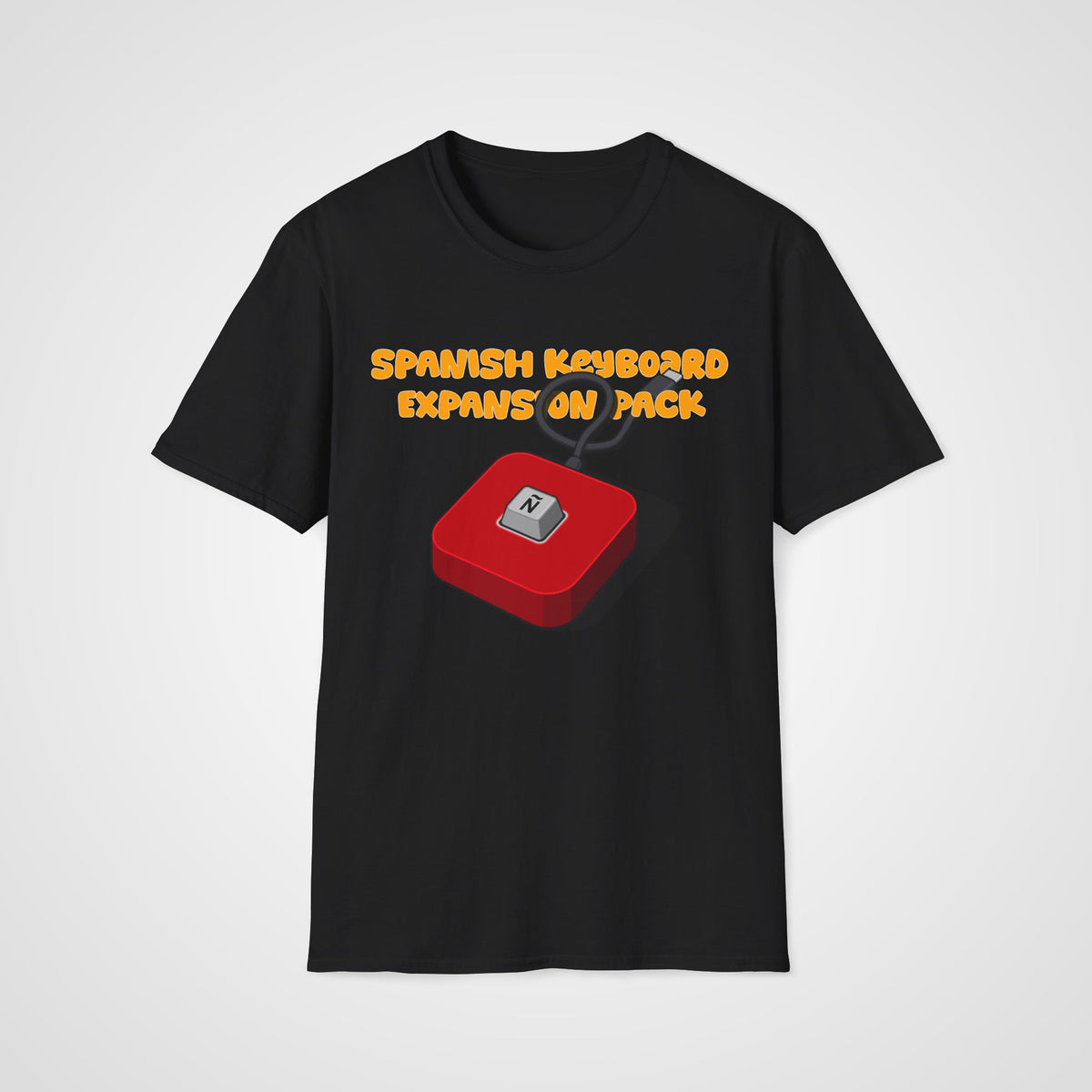 Spanish Keyboard Ñ T-Shirt in Black