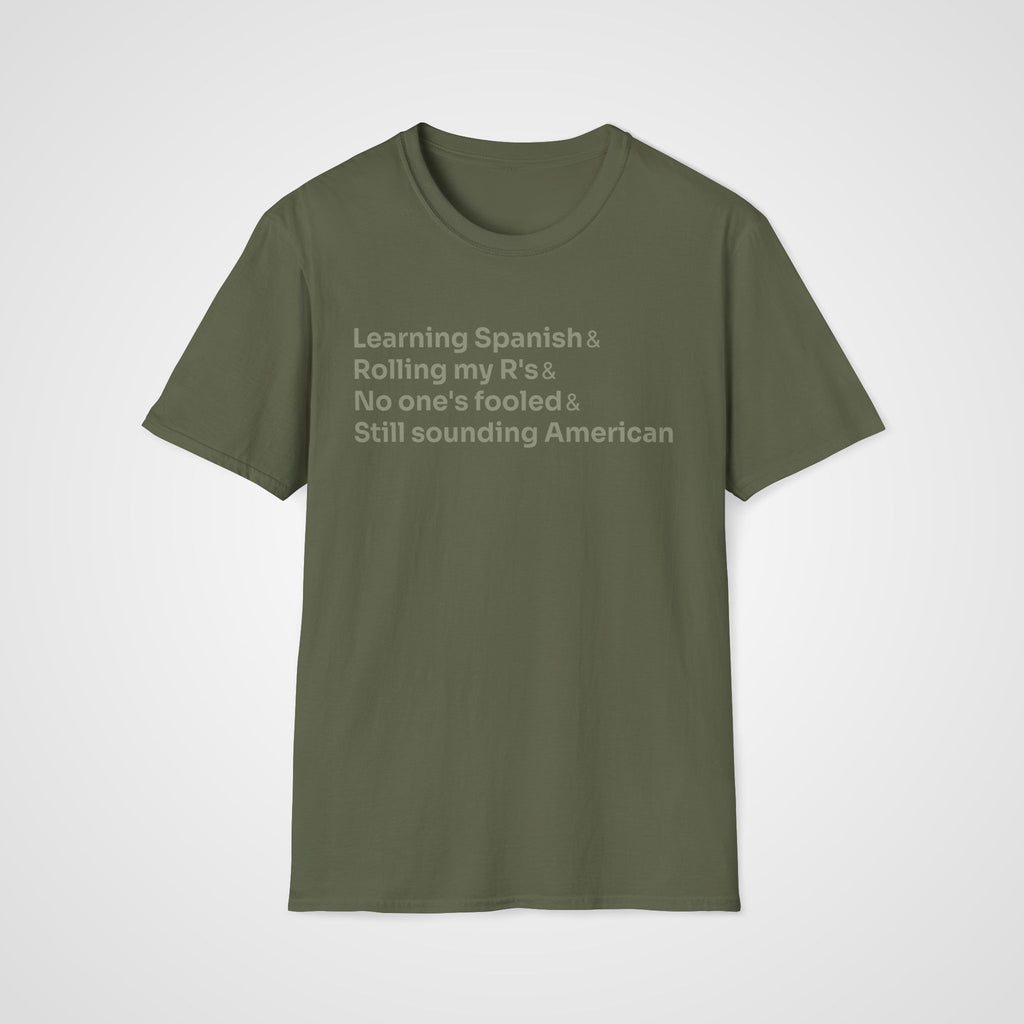 Still Sounding American T-Shirt in Military Green