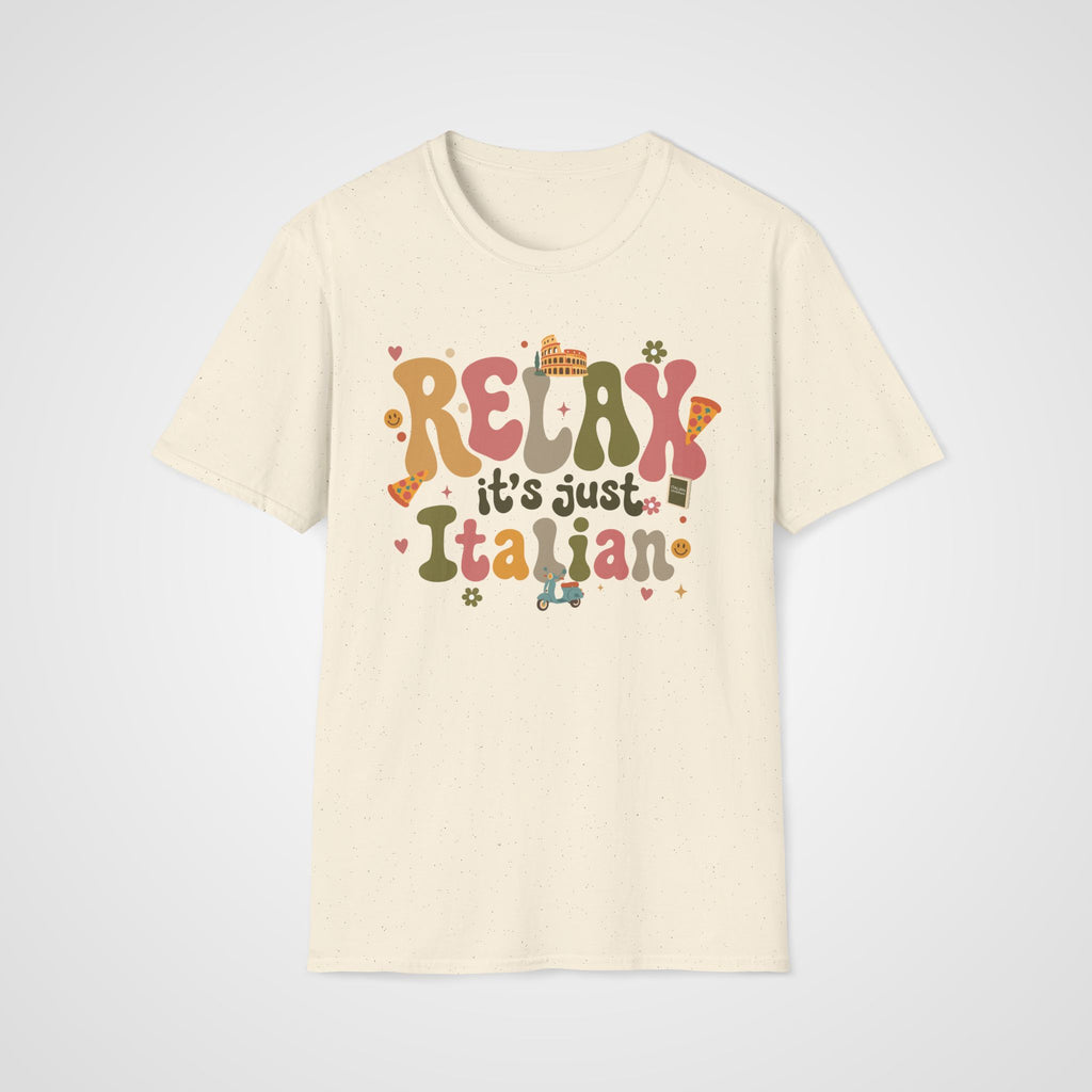 Relax, It’s Just Italian T-Shirt in Natural