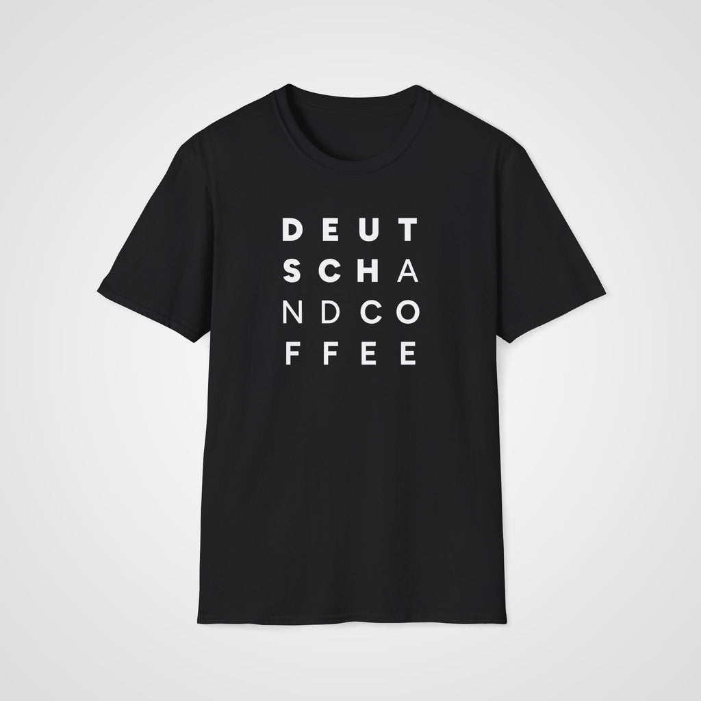 Deutsch & Coffee T-Shirt in Black