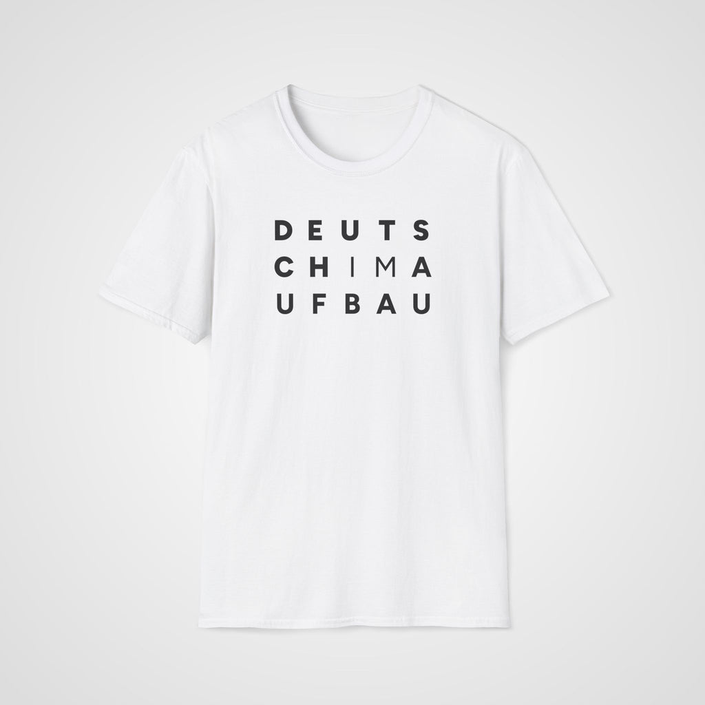 Deutsch im Aufbau T-Shirt in White