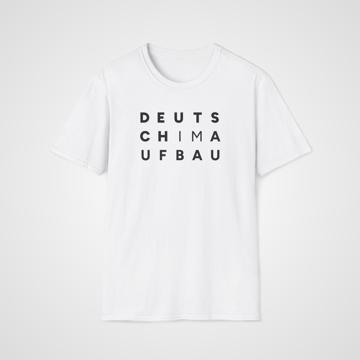 Deutsch im Aufbau T-Shirt in White