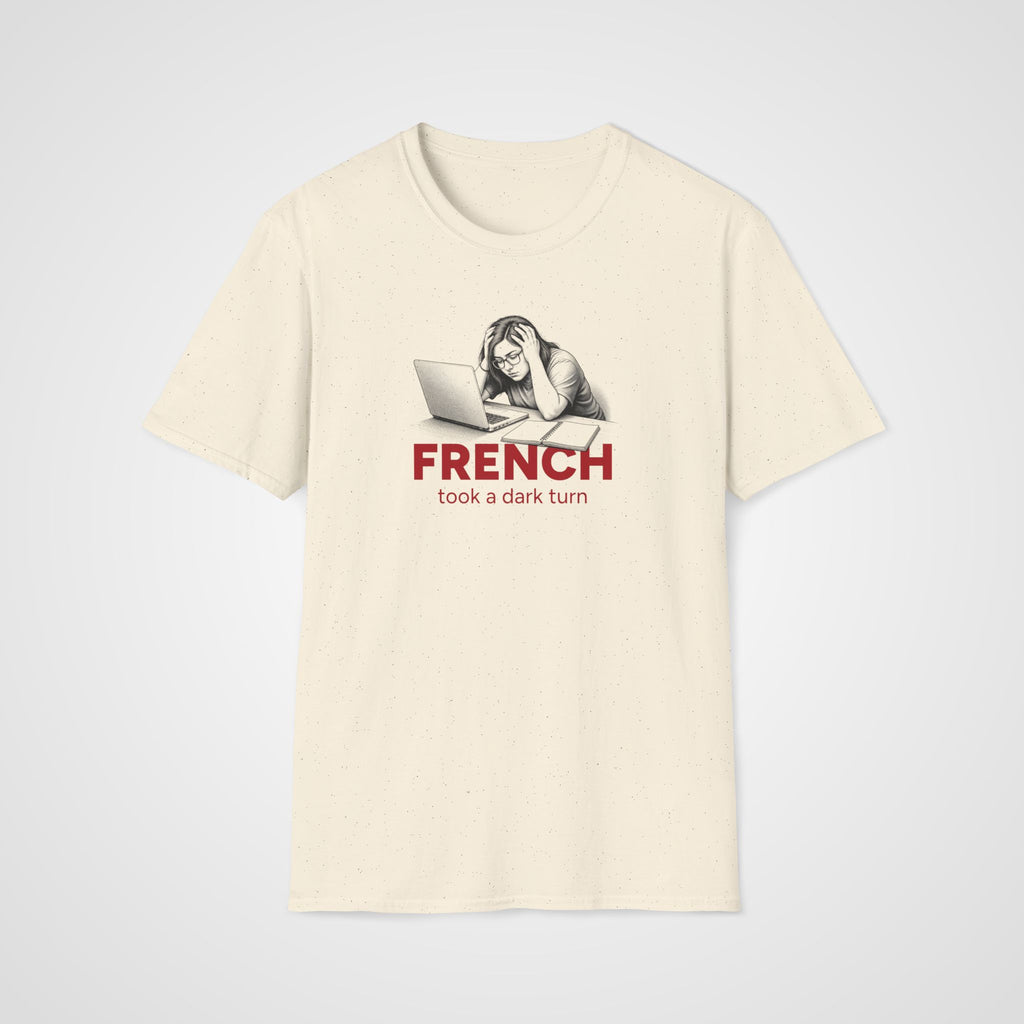 French Took a Dark Turn T-Shirt in Natural