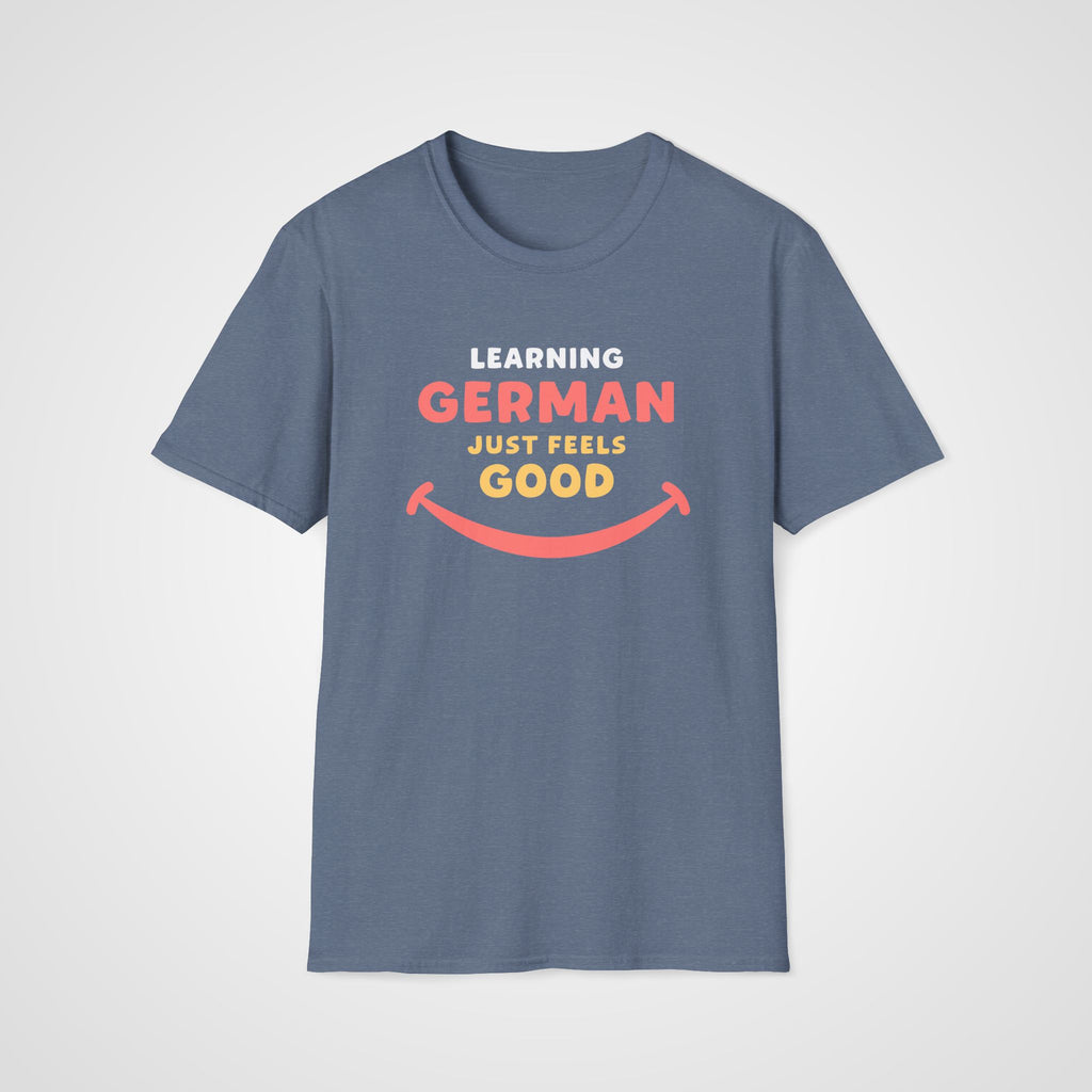 German Feels Good T-Shirt in Heather Indigo
