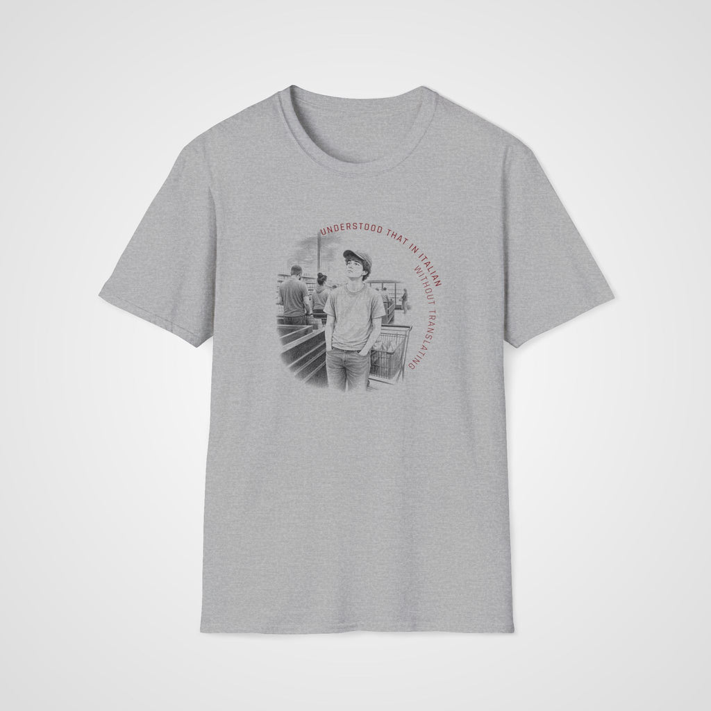 Thinking in Italian T-Shirt in Sport Gray
