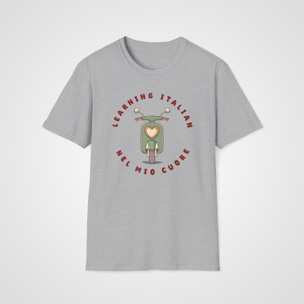 Nel Mio Cuore Italian T-Shirt in Sport Gray