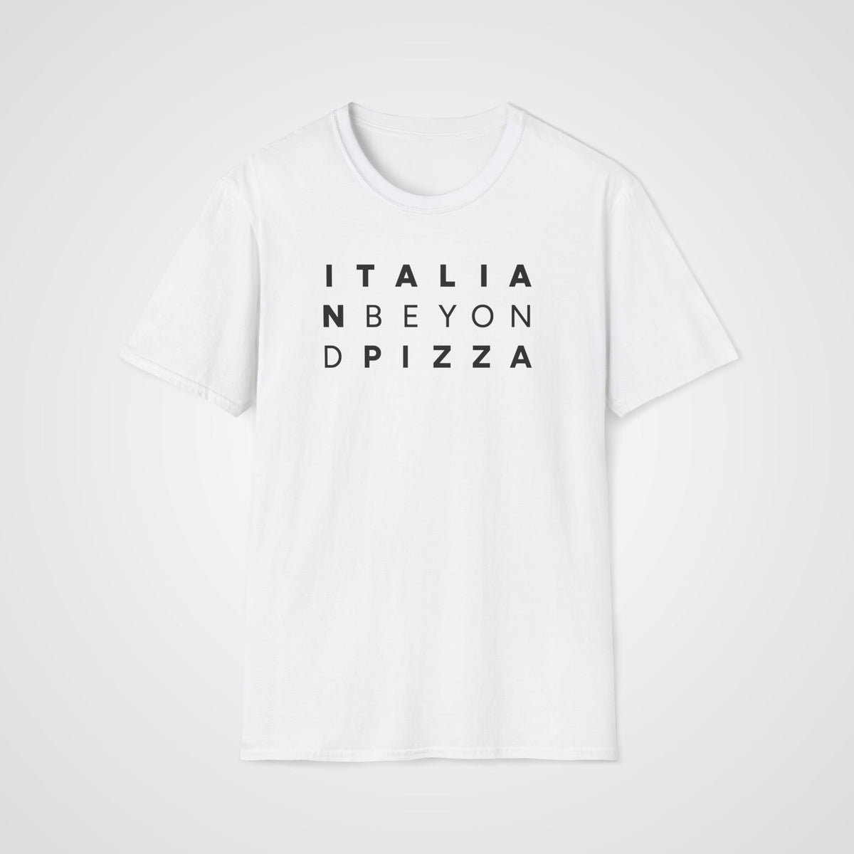 Italian Beyond Pizza T-Shirt in White