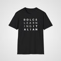 Dolce Learning Italian T-Shirt in Black
