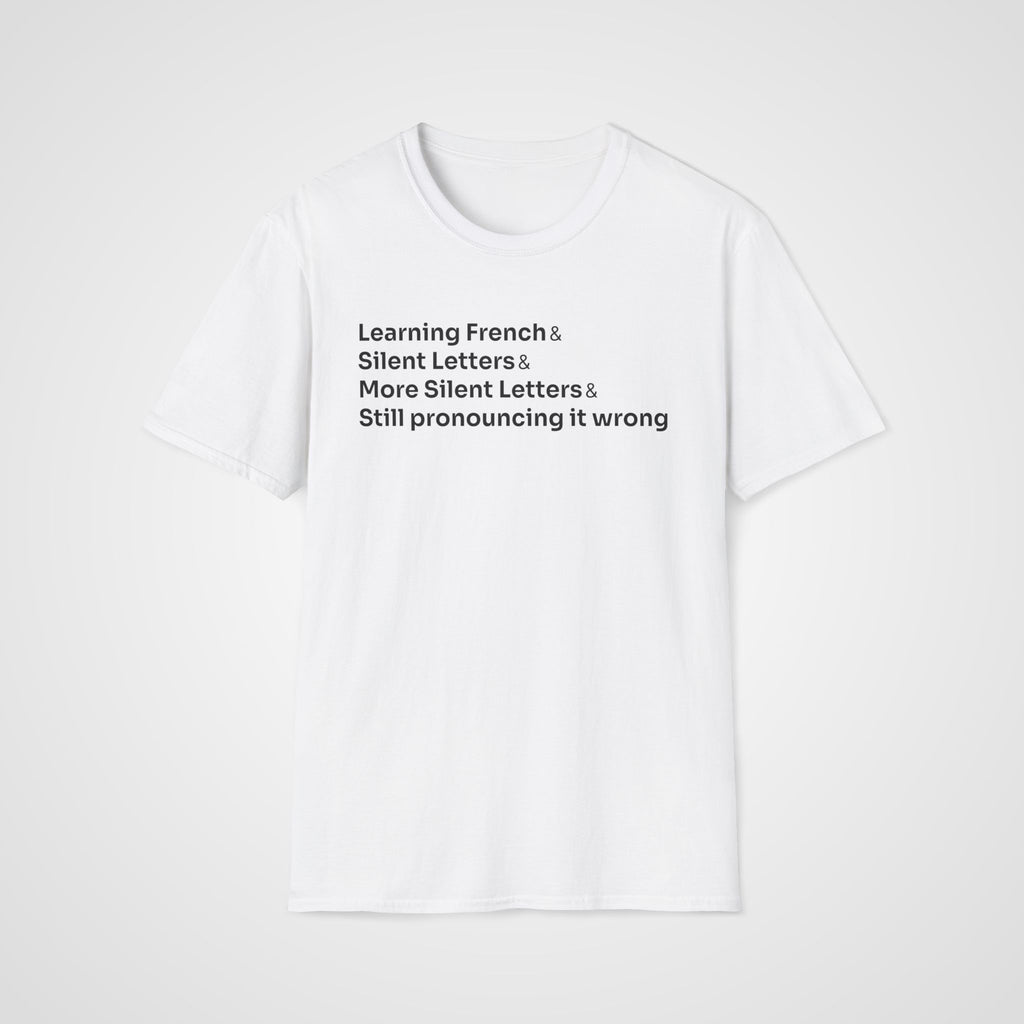 Silent Letters French T-Shirt in White