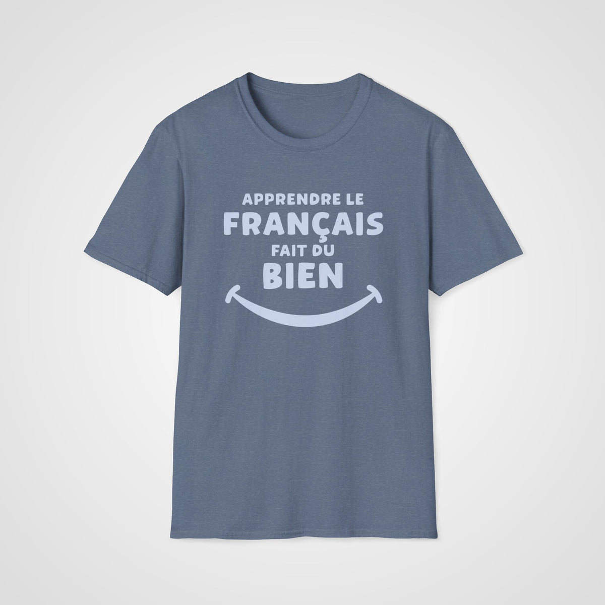 Fait du Bien French T-Shirt in Heather Indigo