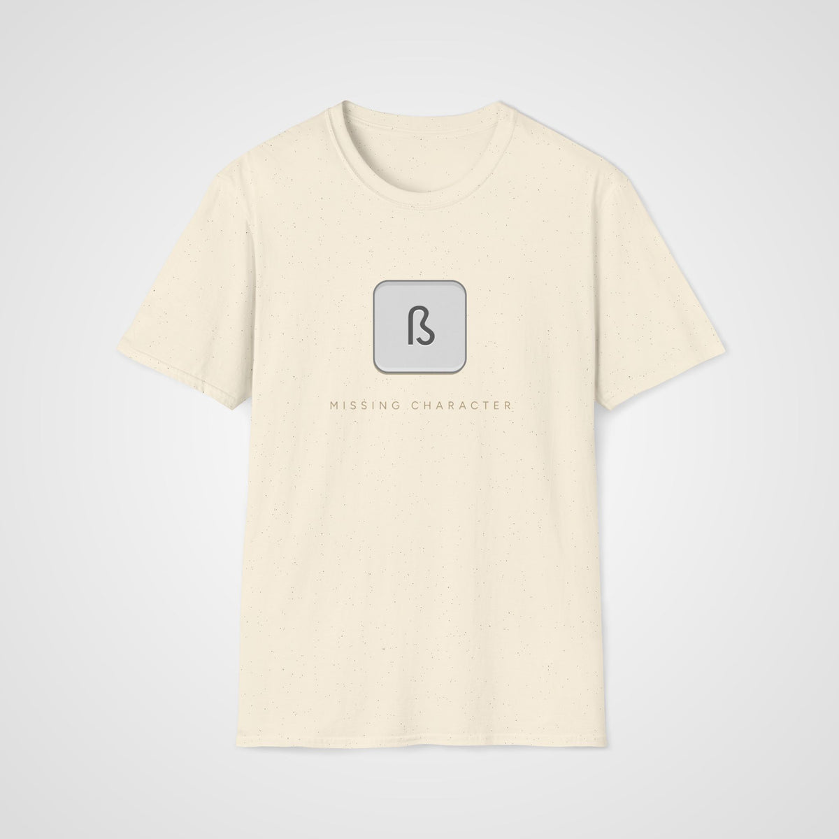 Missing ß Key German T-Shirt in Natural