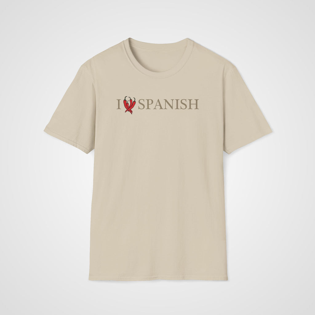 I Love Spanish T-Shirt in Sand