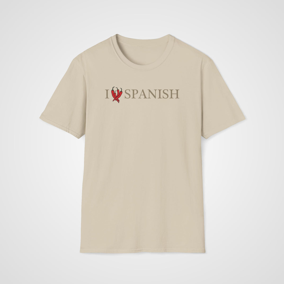 I Love Spanish T-Shirt in Sand