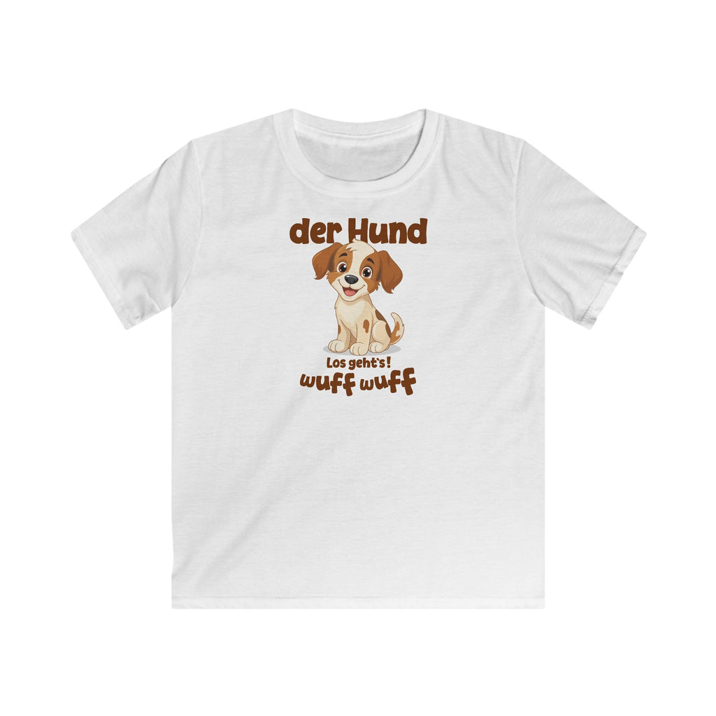 Der Hund Kids T-Shirt in White