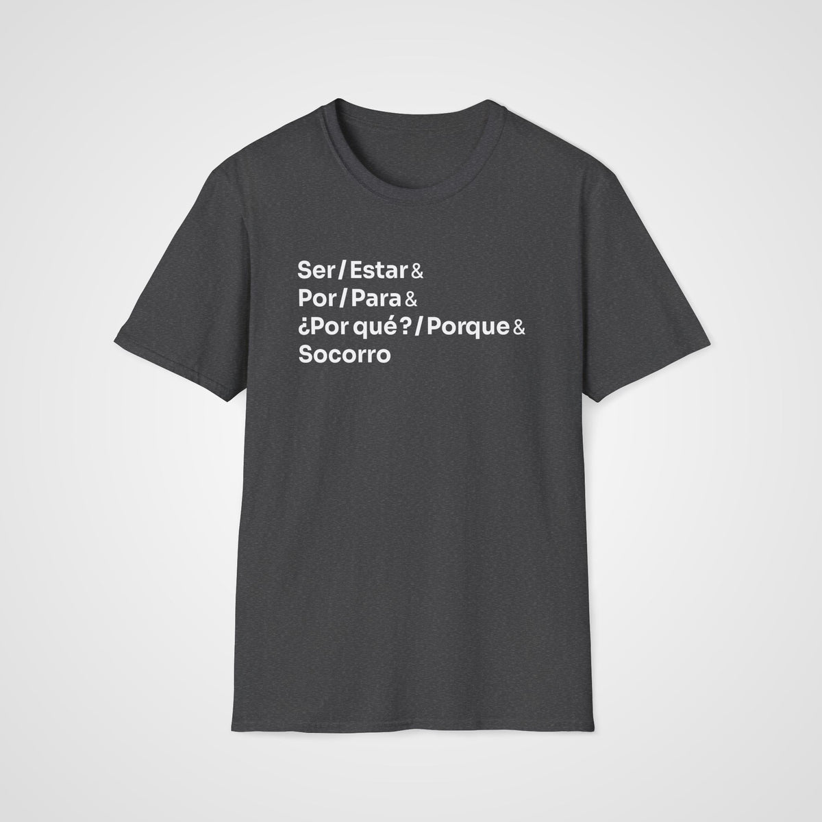 Spanish Socorro T-Shirt in Dark Heather