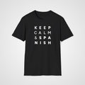 Keep Calm & Spanish T-Shirt in Black