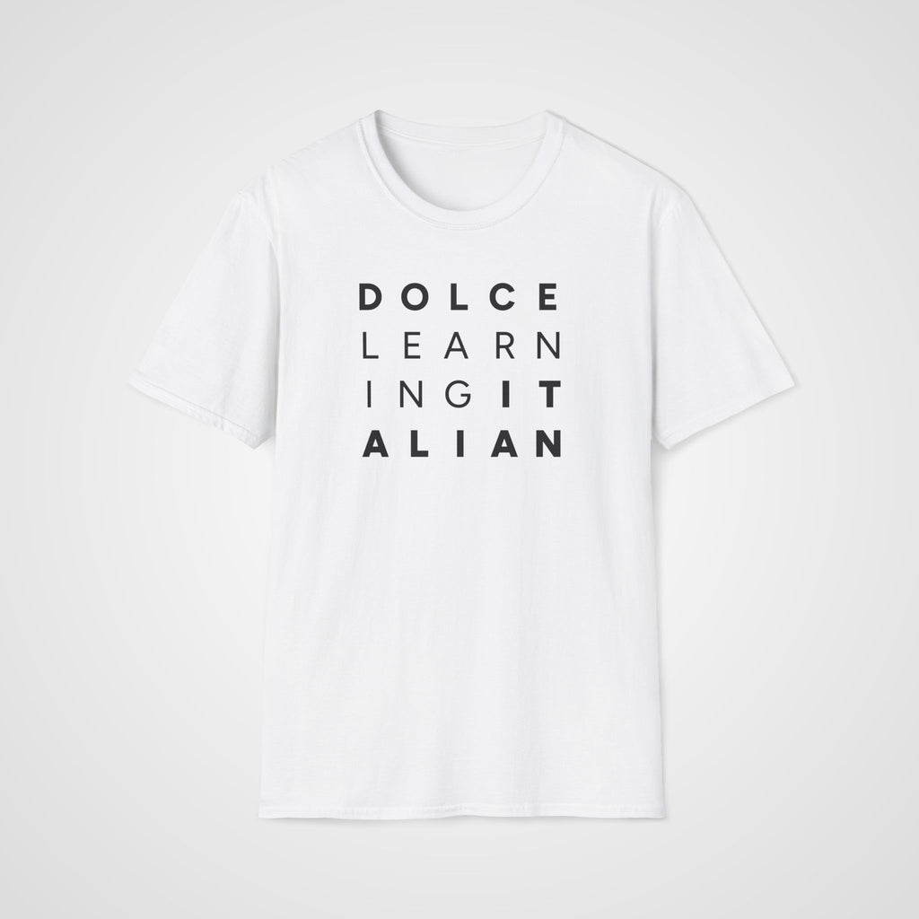Dolce Learning Italian T-Shirt in White